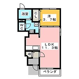 マイライフ 1LDKの間取図画像