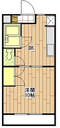 グランピア1 1DKの間取図画像