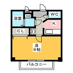 ステージ・リフティ 1Kの間取図画像