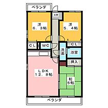 アバンデンスJUN  ｜ 静岡県御殿場市中山（賃貸マンション3LDK・2階・67.00㎡） その2