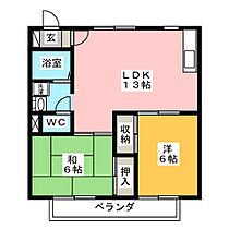 徳倉壱番館  ｜ 静岡県駿東郡清水町徳倉（賃貸アパート2LDK・1階・53.43㎡） その2