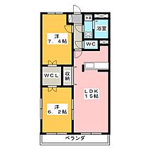 エクセルコートB  ｜ 静岡県駿東郡長泉町納米里（賃貸マンション2LDK・3階・63.00㎡） その2