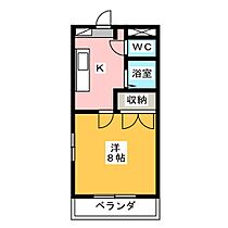 アレックスＫ  ｜ 静岡県駿東郡清水町徳倉（賃貸マンション1K・2階・23.00㎡） その2