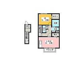 セジュール　ルピナス  ｜ 静岡県御殿場市東田中１丁目（賃貸アパート1LDK・2階・46.30㎡） その2