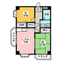 ヴィラ武智  ｜ 静岡県三島市北田町（賃貸マンション2LDK・3階・47.31㎡） その2