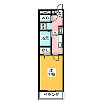 プレジールとざき  ｜ 岐阜県羽島郡岐南町徳田西３丁目（賃貸マンション1K・2階・24.30㎡） その2