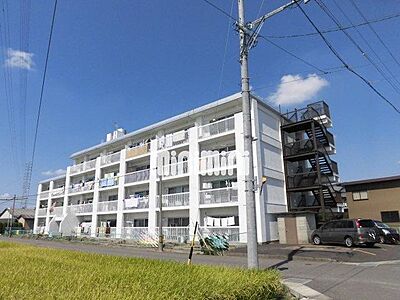 外観：遮音性の高いＲＣ造マンションです。