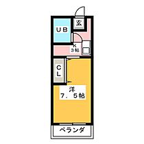 シティハイム城南Ｂ  ｜ 岐阜県岐阜市茜部大野２丁目（賃貸アパート1K・1階・21.87㎡） その2