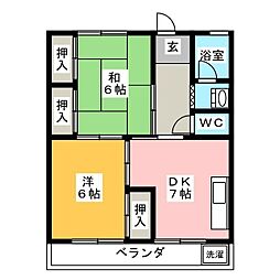 間取図画像 2DK