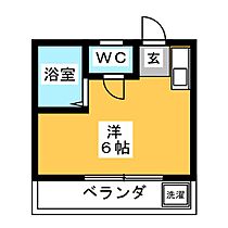 コーポ名和  ｜ 岐阜県岐阜市市橋４丁目（賃貸アパート1R・2階・13.68㎡） その2