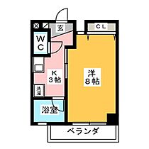 ケンジントン  ｜ 岐阜県岐阜市柳津町高桑西３丁目（賃貸マンション1K・1階・24.14㎡） その2