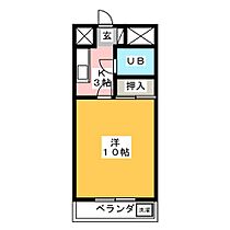 山清ビル  ｜ 岐阜県岐阜市柳津町高桑西１丁目（賃貸マンション1K・4階・29.16㎡） その2