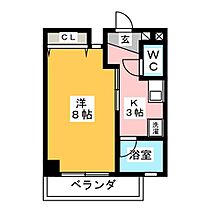 ケンジントン  ｜ 岐阜県岐阜市柳津町高桑西３丁目（賃貸マンション1K・3階・24.14㎡） その2