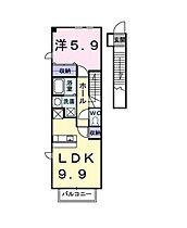 パルテールII  ｜ 岐阜県岐阜市柳津町本郷１丁目（賃貸マンション1LDK・2階・44.90㎡） その2