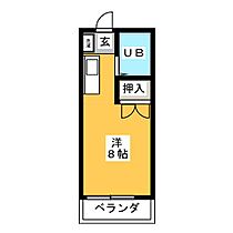 コーポ花の輪  ｜ 岐阜県羽島郡笠松町松栄町（賃貸アパート1R・2階・19.00㎡） その2