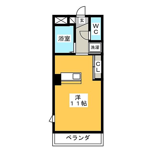 シェラトン赤塚 ｜岐阜県羽島郡岐南町下印食５丁目(賃貸マンション1R・4階・26.88㎡)の写真 その2