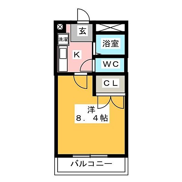 kotobuki ｜岐阜県羽島郡笠松町長池(賃貸マンション1K・2階・23.18㎡)の写真 その2