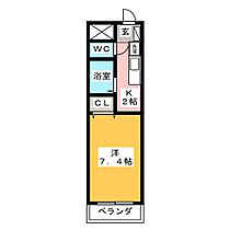 ＰＬＵＳ　O2  ｜ 岐阜県羽島郡笠松町桜町（賃貸マンション1K・3階・25.60㎡） その2