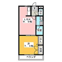 あすかII  ｜ 岐阜県羽島郡岐南町徳田９丁目（賃貸マンション1LDK・3階・39.60㎡） その2