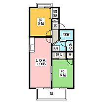 セジュール平安　北棟  ｜ 岐阜県羽島郡笠松町長池（賃貸アパート2LDK・1階・50.30㎡） その2