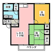 ルミエール六条　Ｂ棟  ｜ 岐阜県岐阜市六条南３丁目（賃貸アパート2LDK・2階・55.43㎡） その2