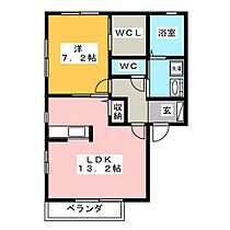 テラスギナン　Ｂ  ｜ 岐阜県羽島郡岐南町下印食１丁目（賃貸アパート1LDK・2階・48.75㎡） その2