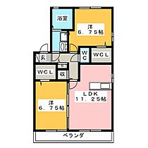 リビングタウン南塚 A  ｜ 岐阜県岐阜市柳津町南塚３丁目（賃貸アパート2LDK・1階・59.54㎡） その2