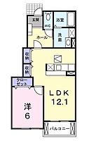 ステュディオII  ｜ 岐阜県岐阜市中鶉３丁目（賃貸アパート1LDK・1階・45.72㎡） その2