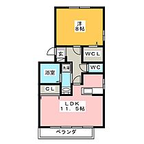 グレイス ＳＤ  ｜ 岐阜県岐阜市今嶺１丁目（賃貸アパート1LDK・1階・49.21㎡） その2