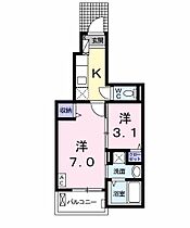 ブロッサムI  ｜ 岐阜県羽島郡岐南町八剣北４丁目（賃貸アパート2K・1階・31.65㎡） その2