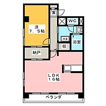 サンビーム八代  ｜ 岐阜県岐阜市今嶺２丁目（賃貸マンション1LDK・3階・56.58㎡） その2