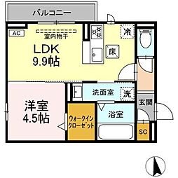 間取図画像 1LDK