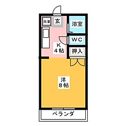 間取図画像 1K