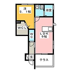 間取図画像 1LDK