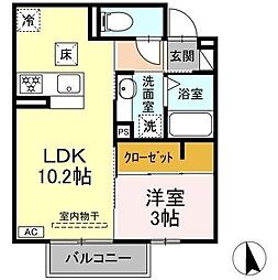 間取図画像 1LDK