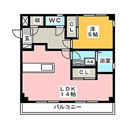 間取図画像 1LDK