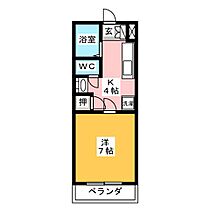 ＡＹＵＭＩハイツＣ  ｜ 岐阜県岐阜市柳津町下佐波２丁目（賃貸マンション1K・2階・24.00㎡） その2