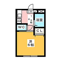 ILive7-50 1Kの間取図画像