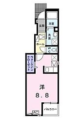 メゾン・ド・プルミエール ワンルームの間取図画像