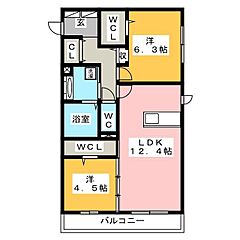 物件の間取り
