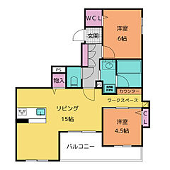 物件の間取り