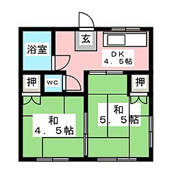間取図画像 2DK