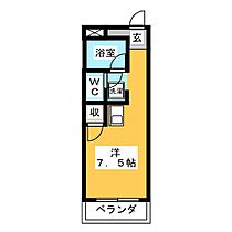 エントピア岐阜  ｜ 岐阜県岐阜市三田洞（賃貸マンション1R・2階・22.14㎡） その2