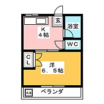 三田洞ロッジ  ｜ 岐阜県岐阜市三田洞東５丁目（賃貸マンション1K・1階・23.10㎡） その2