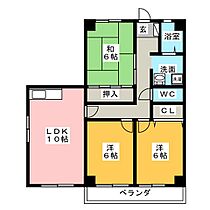 コーポリバーサイド  ｜ 岐阜県岐阜市雄総桜町４丁目（賃貸マンション3LDK・2階・63.10㎡） その2