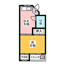 スペースタウン  ｜ 岐阜県岐阜市岩崎（賃貸マンション1DK・1階・25.11㎡） その2