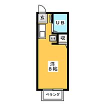 サンライフナルミ  ｜ 岐阜県岐阜市則武中１丁目（賃貸アパート1R・2階・20.46㎡） その2