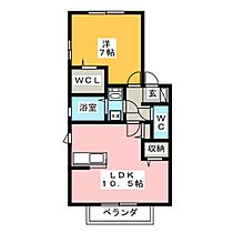 コンフォールIII  ｜ 岐阜県岐阜市一日市場北町（賃貸アパート1LDK・1階・45.80㎡） その2