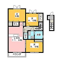 Ｆａｂｉｏｌａ旦島  ｜ 岐阜県岐阜市旦島２丁目（賃貸アパート3LDK・2階・68.35㎡） その2