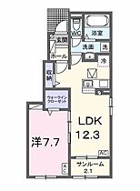 アルドーレI 101 ｜ 岐阜県岐阜市粟野西３丁目35（賃貸アパート1LDK・1階・50.14㎡） その2